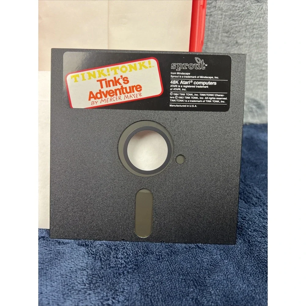 Tink Tonk Tinks‎ Adventure By Mercer Mayer Atari Computer Game - Complete!